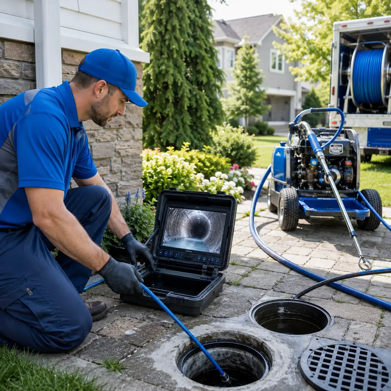 Outdoor drain cleaning professionals serving Lebanon, ME